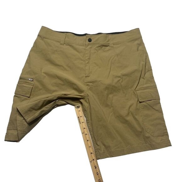 Orvis Nylon Spandex Cargo Shorts Khaki Men’s Sz 38 - Picture 10 of 16